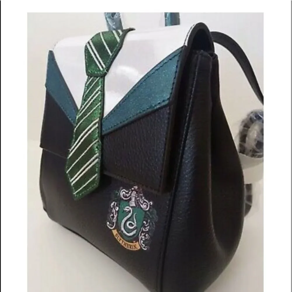 HARRY POTTER SLYTHERIN UNIFORM BACKPACK‎ GREEN - Picture 5 of 5